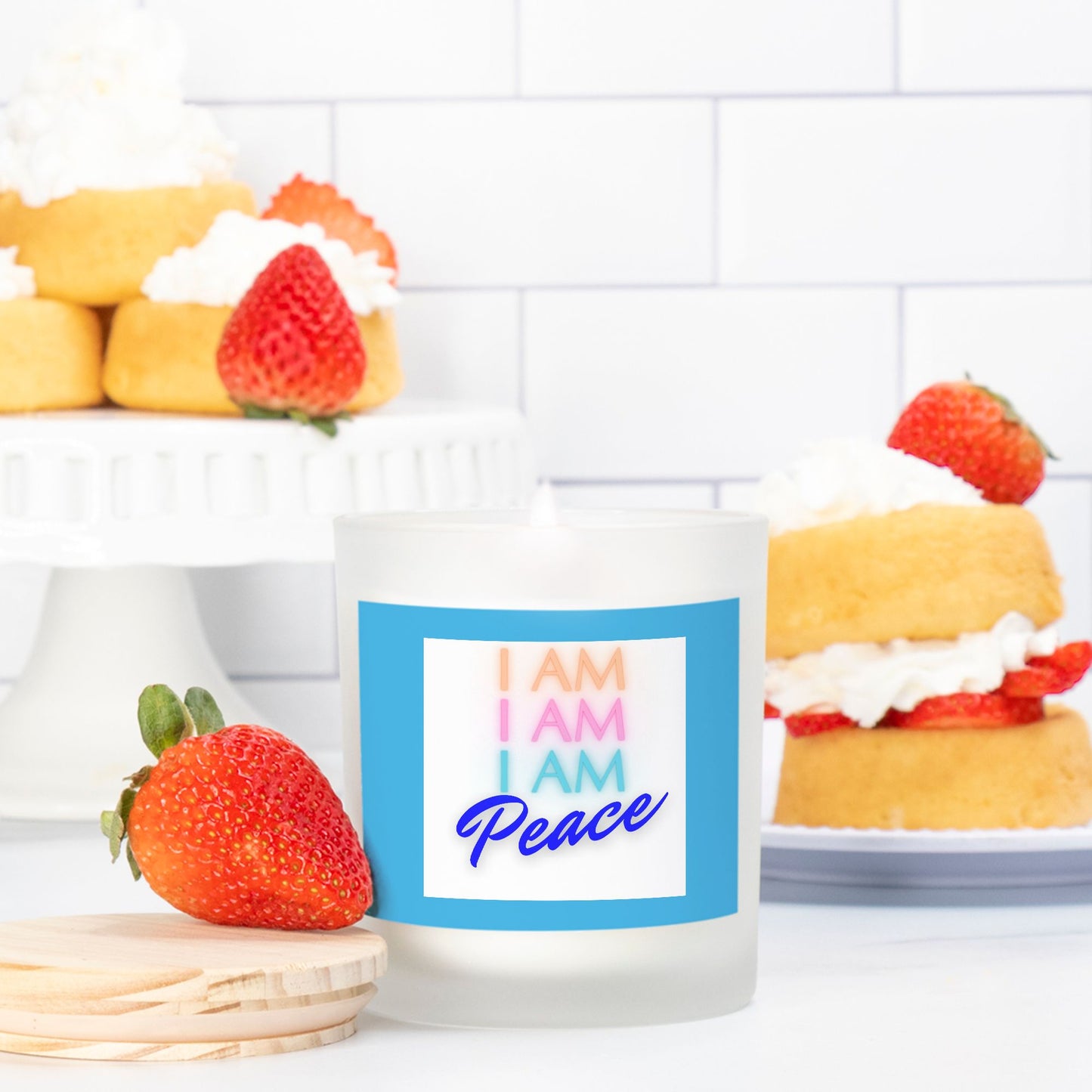 I AM PEACE StormLight Affirmation Candle