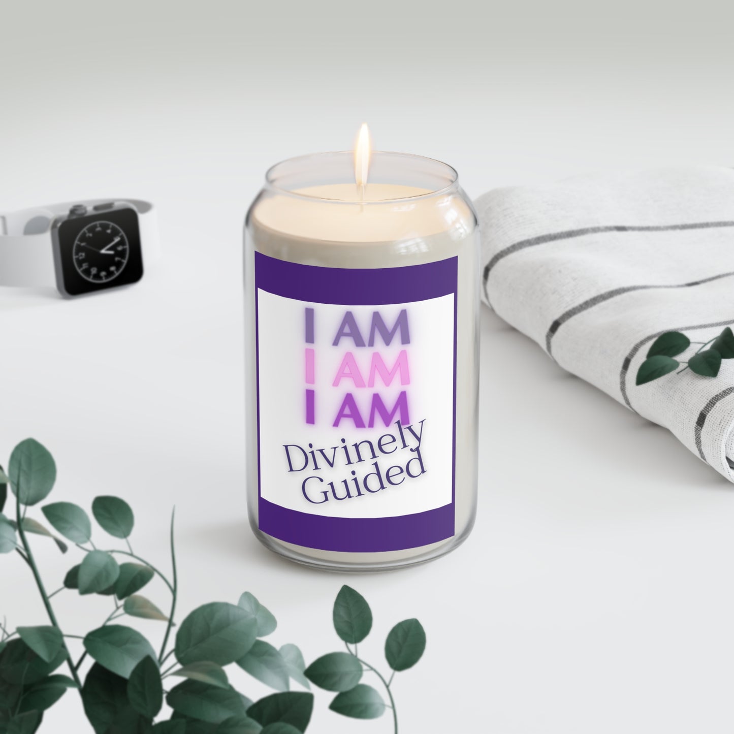 I AM DIVINELY GUIDED StormLight Affirmation Candle