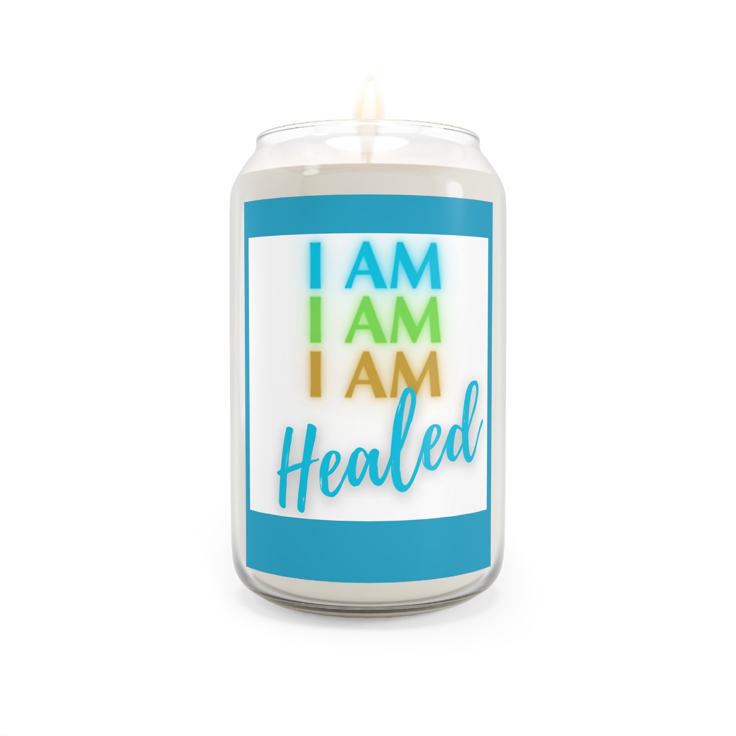 I AM HEALED StormLight Affirmation Candle (LARGE)