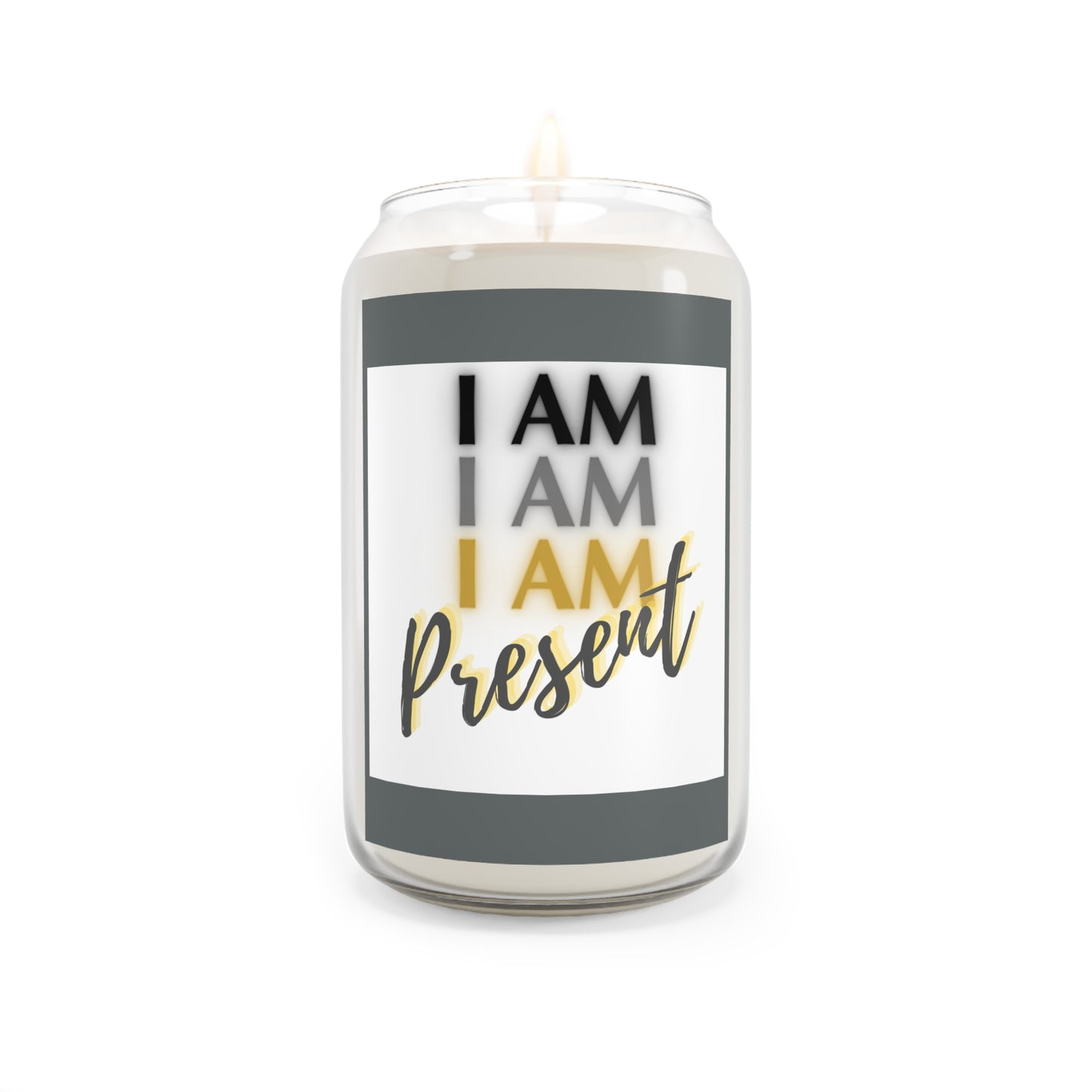 I AM PRESENT StormLight Affirmation Candle (LARGE)