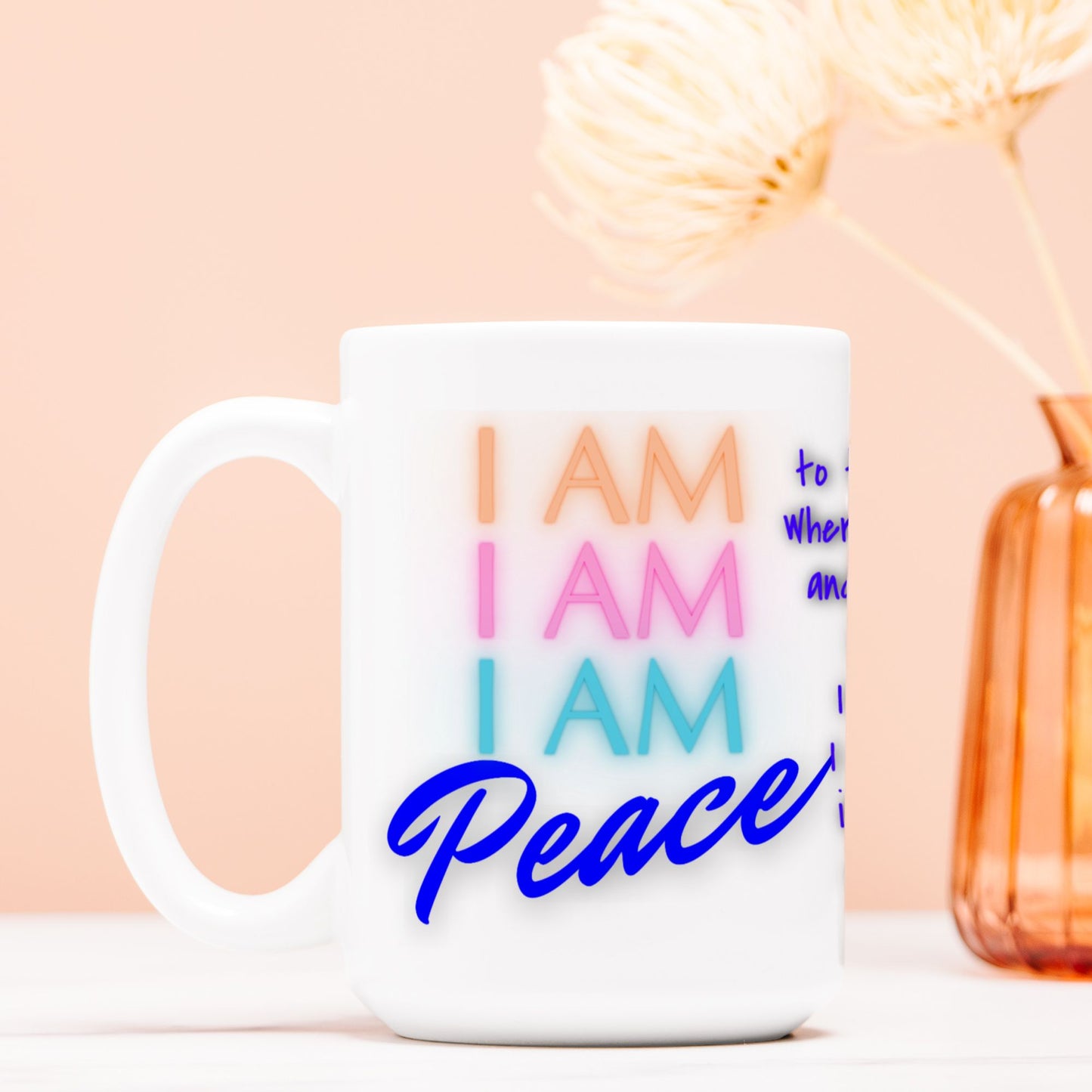 Alchemy Frequency Ceramic Vessel Mug: PEACE