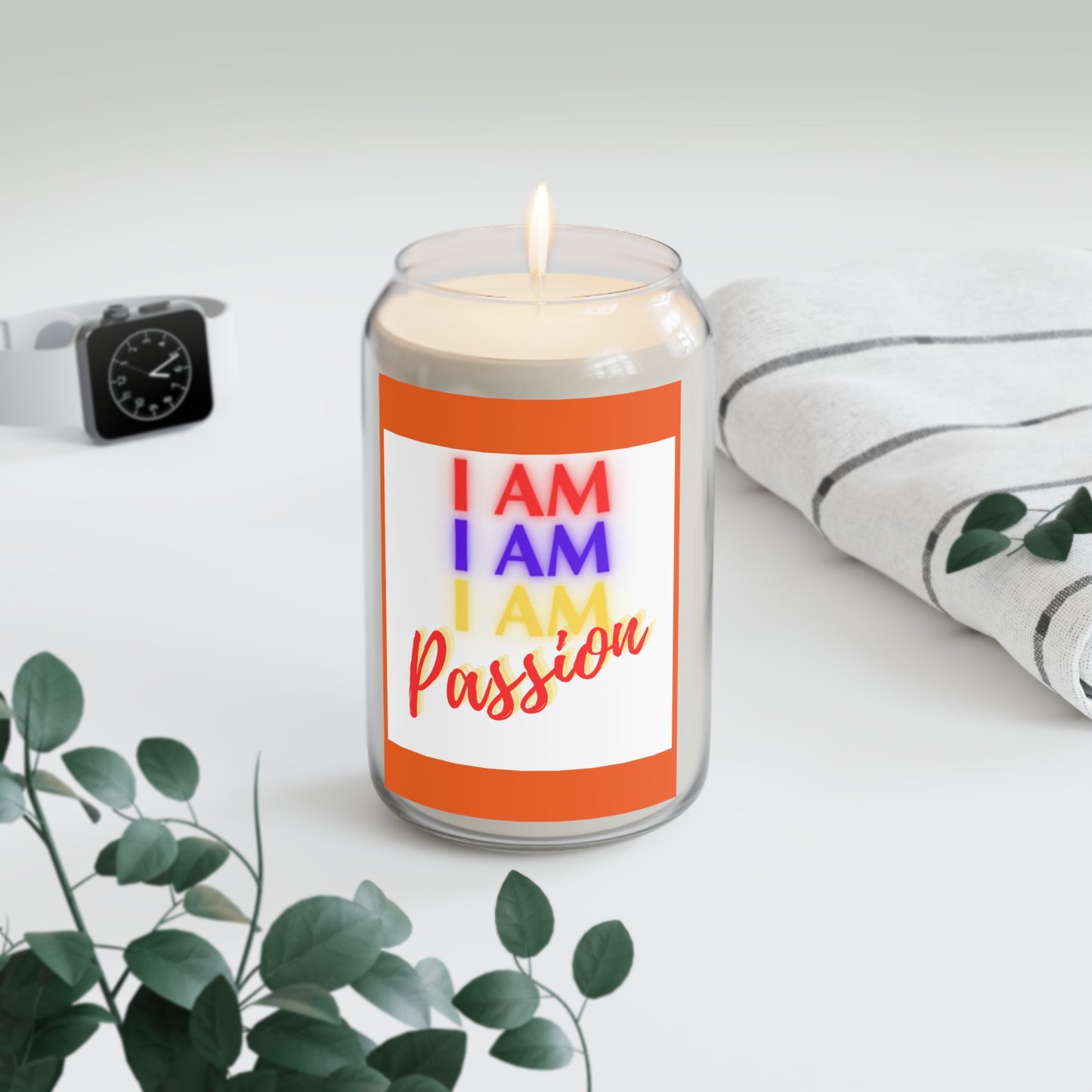 I AM PASSION StormLight Affirmation Candle (LARGE)
