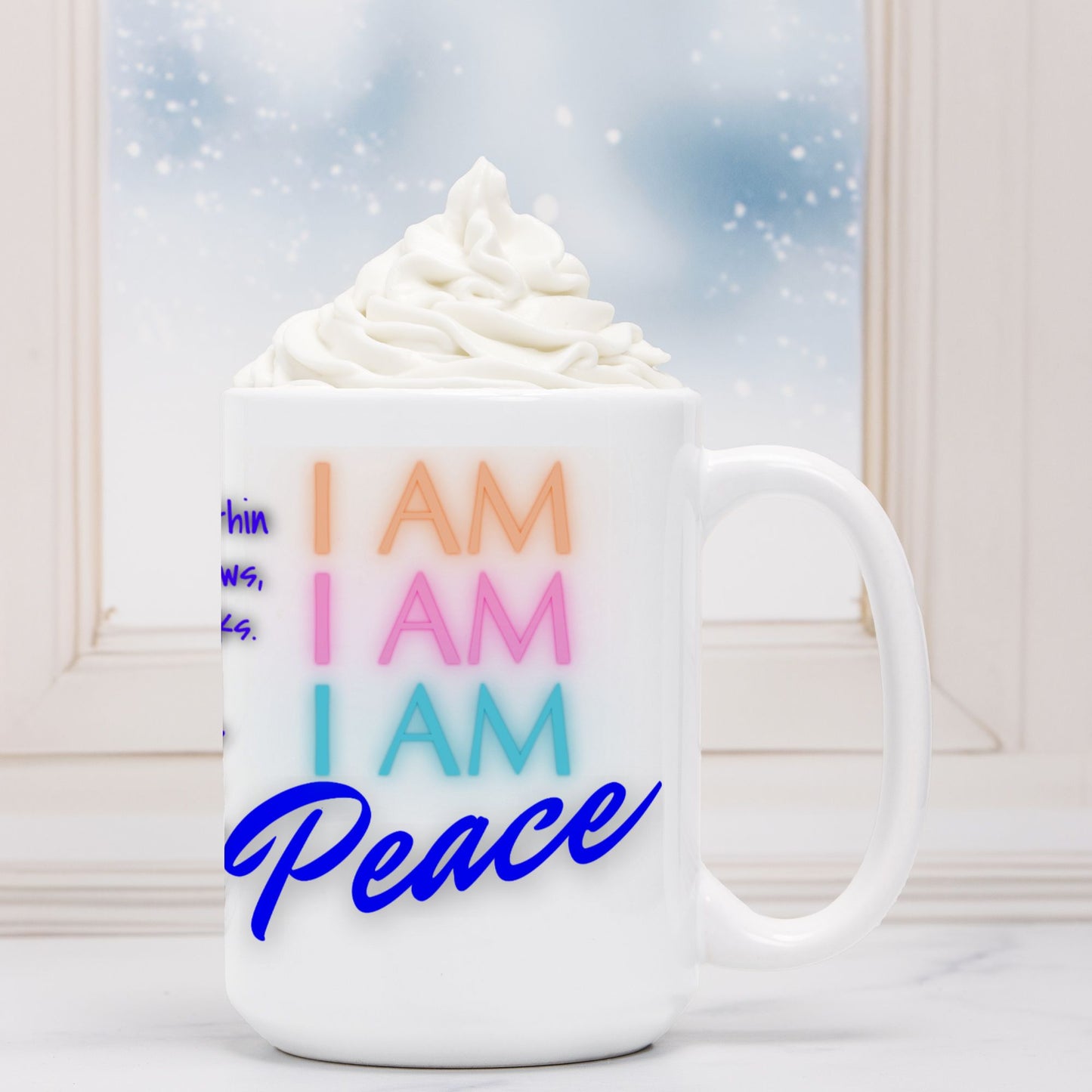 Alchemy Frequency Ceramic Vessel Mug: PEACE