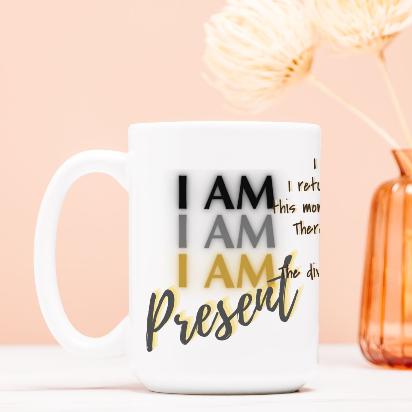 Alchemy Frequency Ceramic Vessel Mug: PRESENT