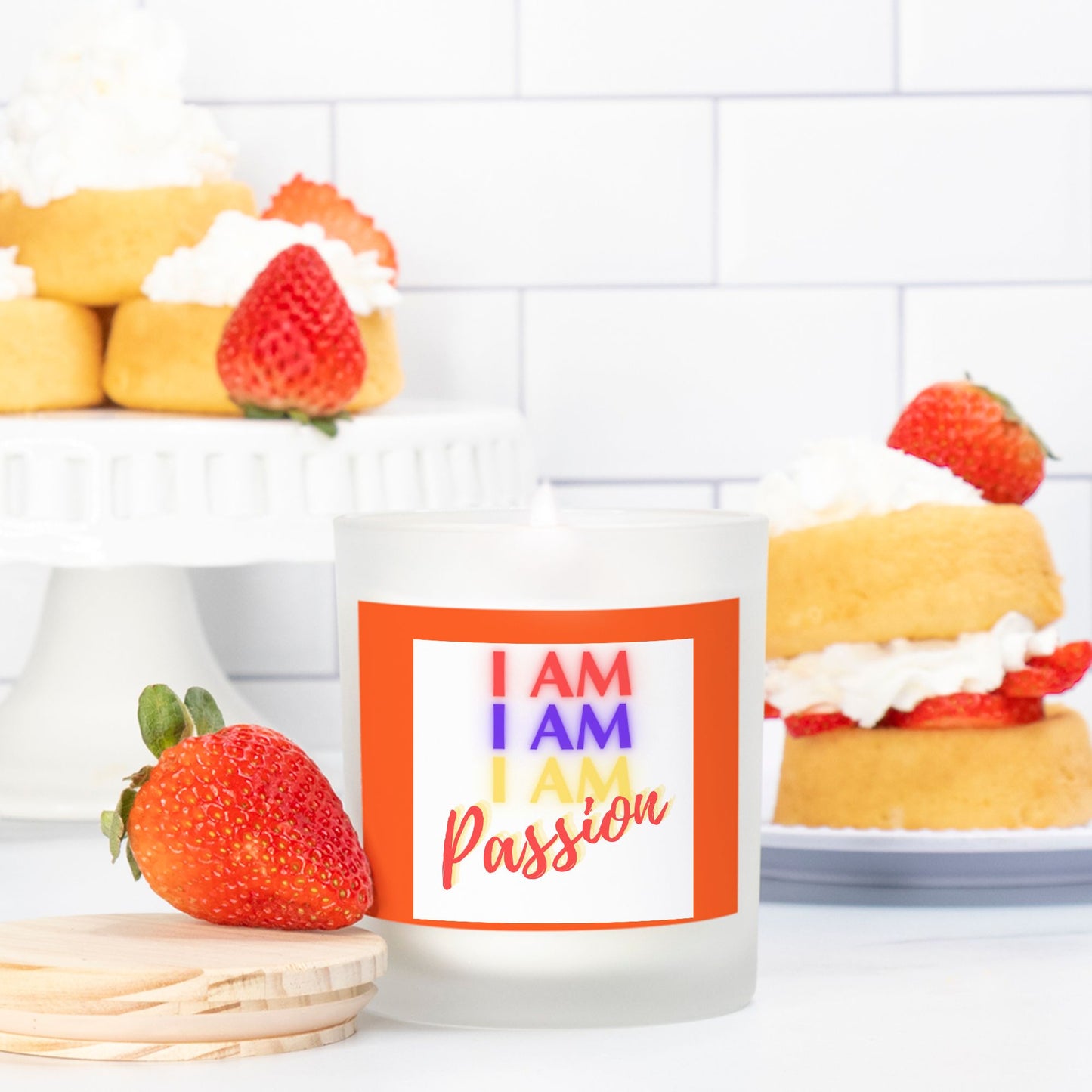 I AM PASSION StormLight Affirmation Candle