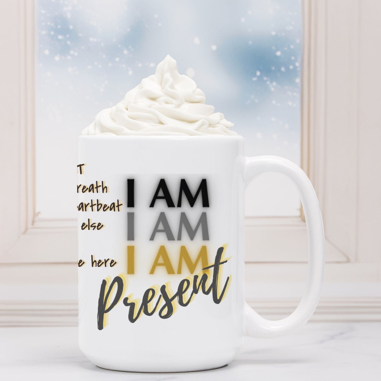 Alchemy Frequency Ceramic Vessel Mug: PRESENT