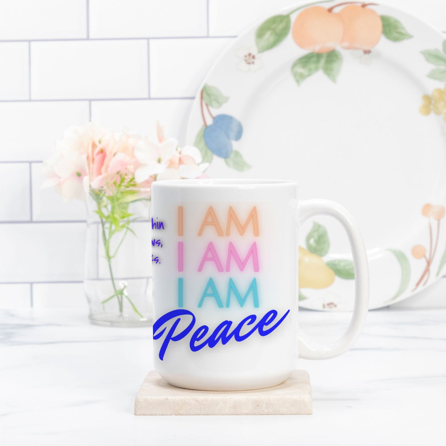 Alchemy Frequency Ceramic Vessel Mug: PEACE