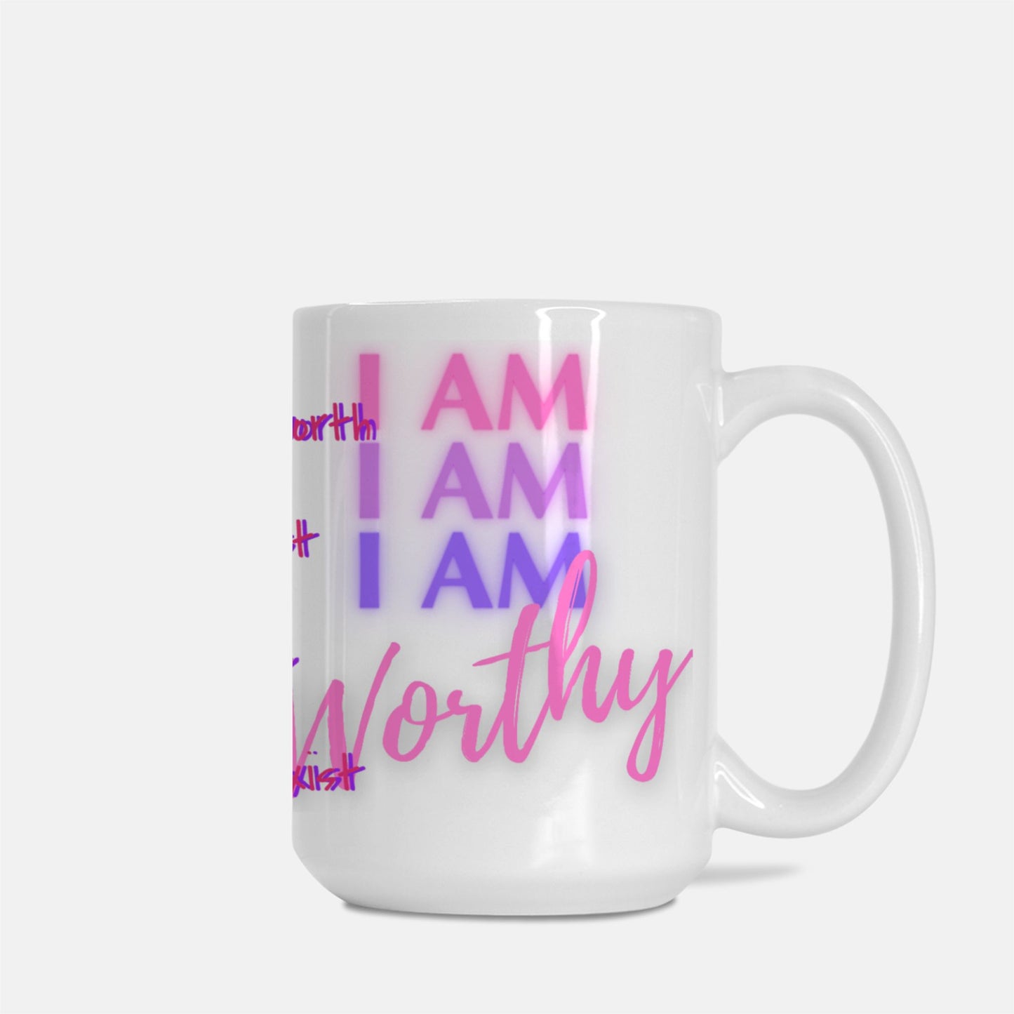 Alchemy Frequency Ceramic Vessel Mug: WORTHY
