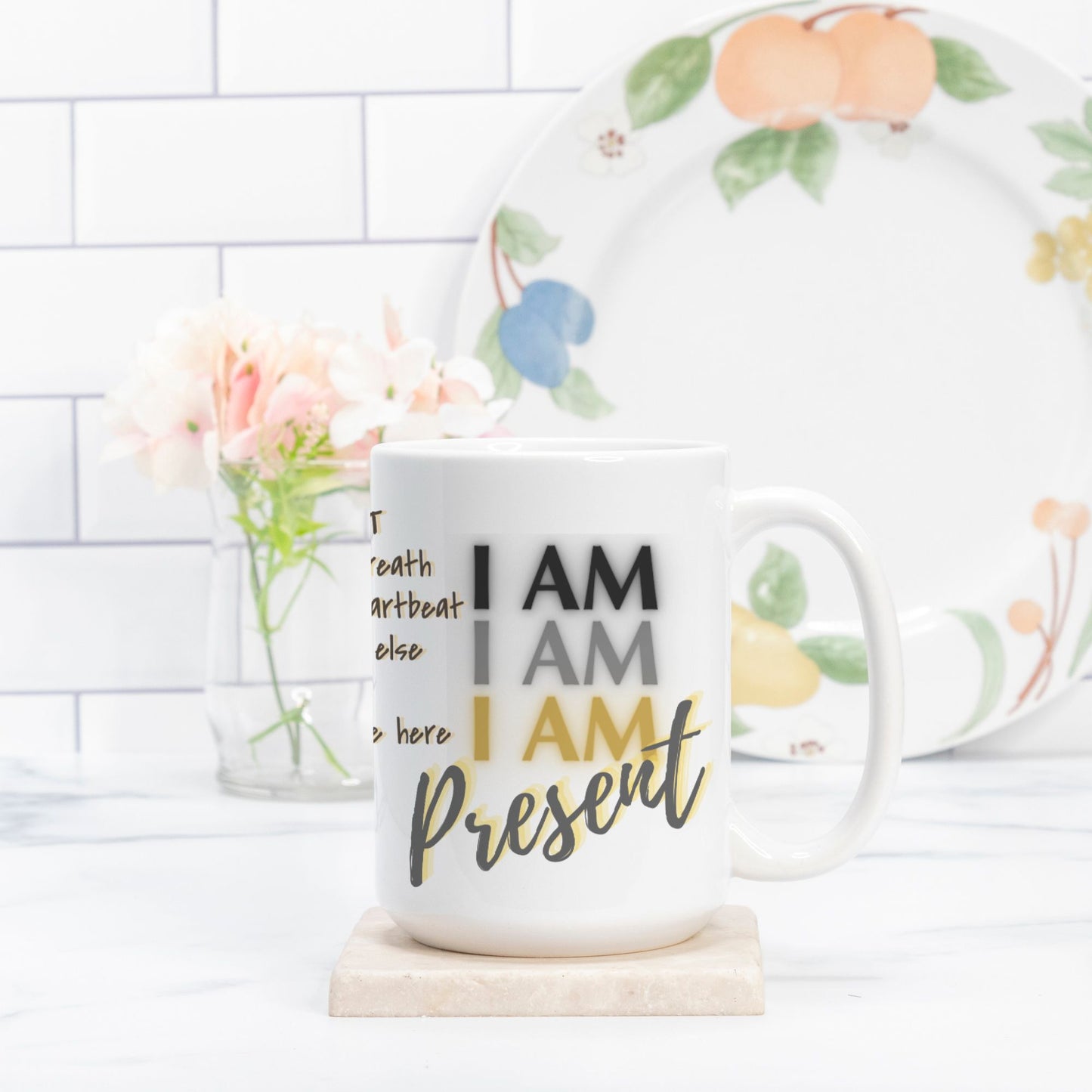Alchemy Frequency Ceramic Vessel Mug: PRESENT