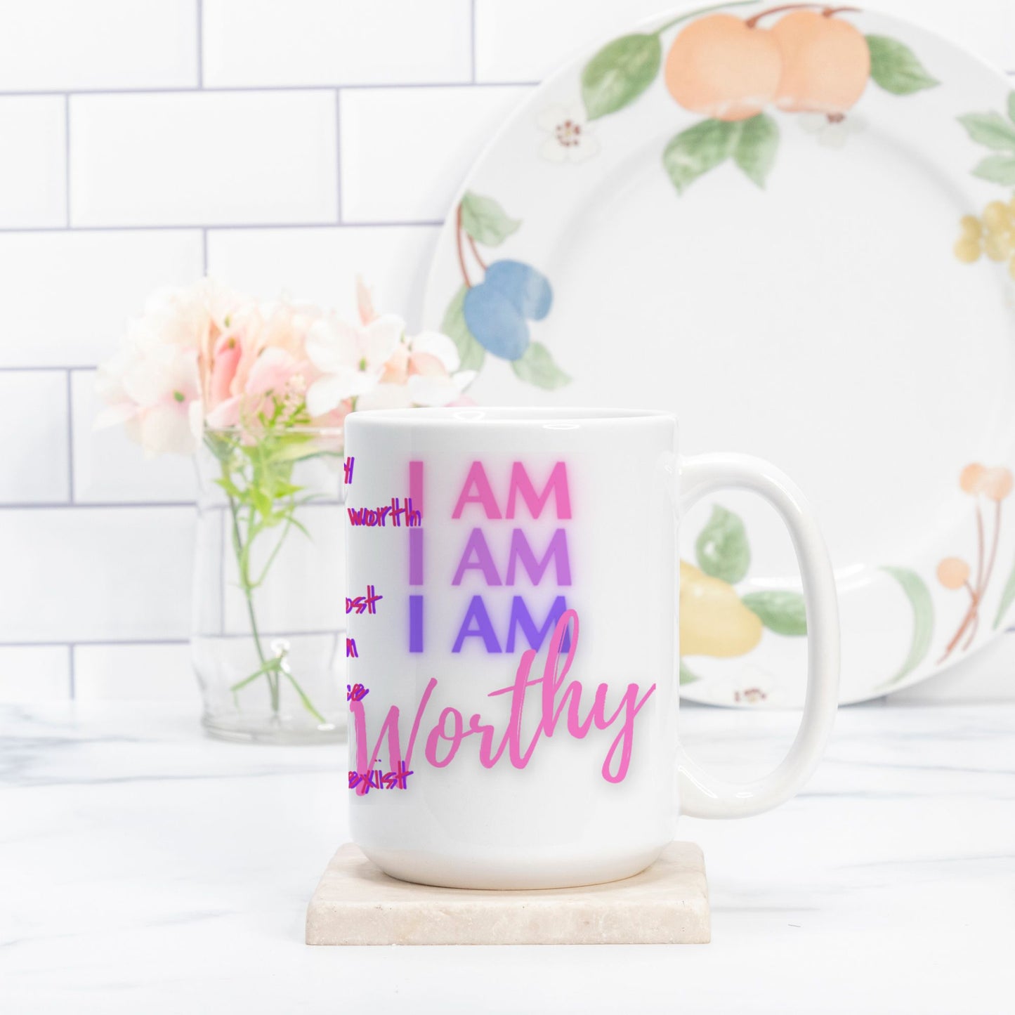 Alchemy Frequency Ceramic Vessel Mug: WORTHY