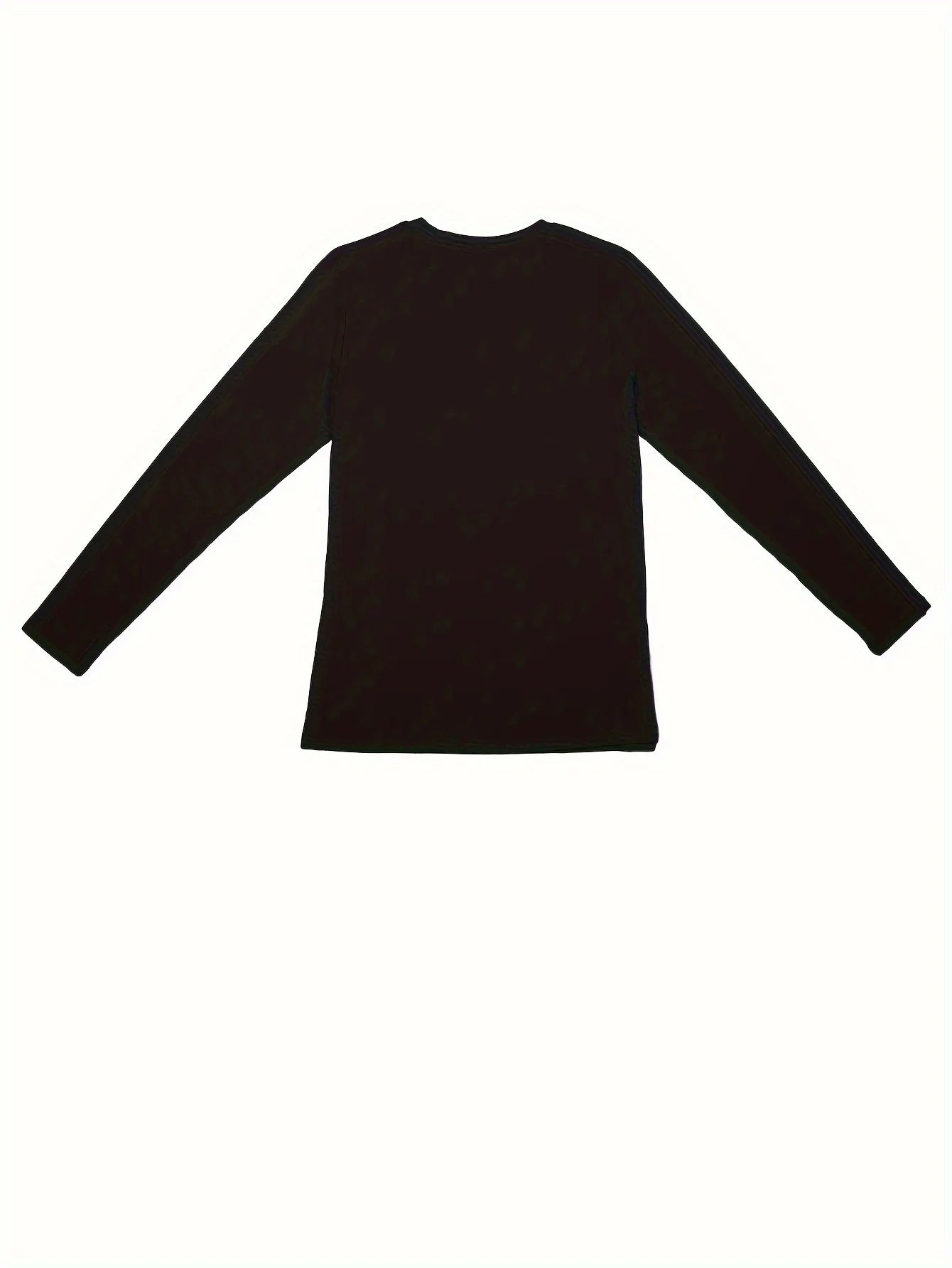 Pink Love Letter Lip Print T shirt Long Sleeve Crew Women's autumn winter long sleeved black T-shirt loose comfortable