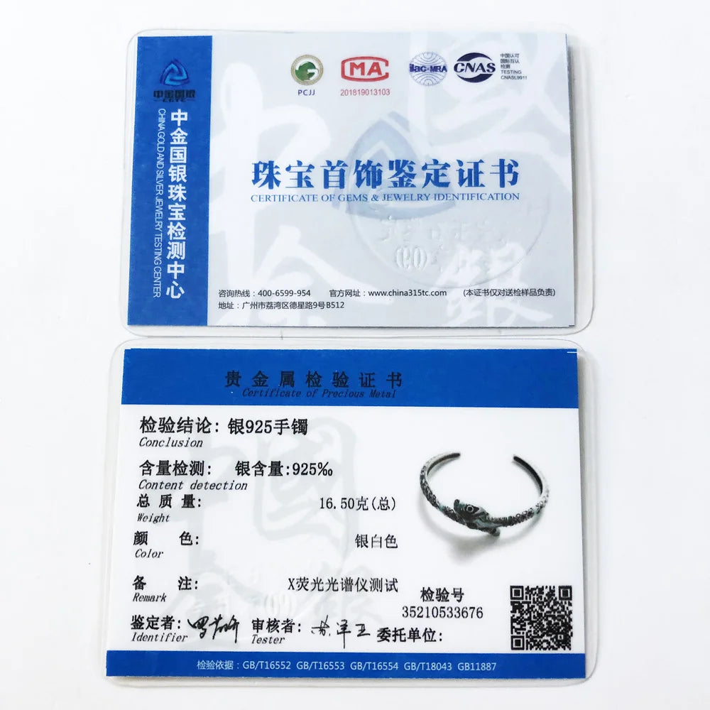 Serpent’s Wisdom Snake Bangle Bracelet