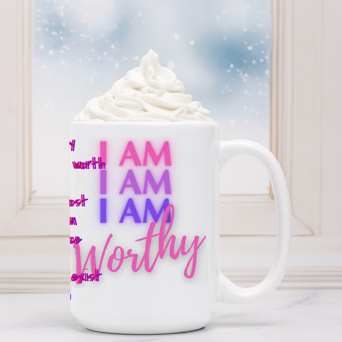 Alchemy Frequency Ceramic Vessel Mug: WORTHY