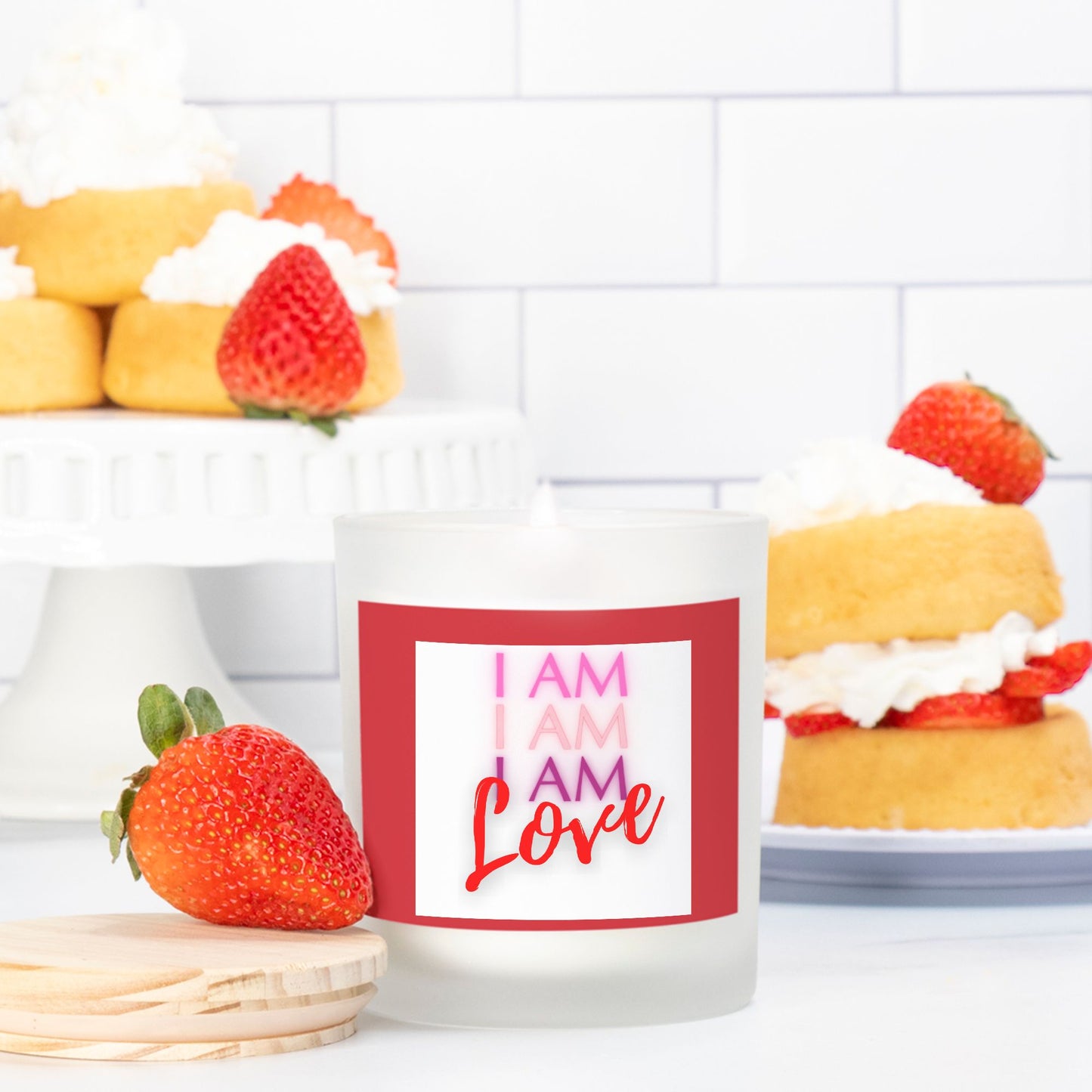 I AM LOVE StormLight Affirmation Candle