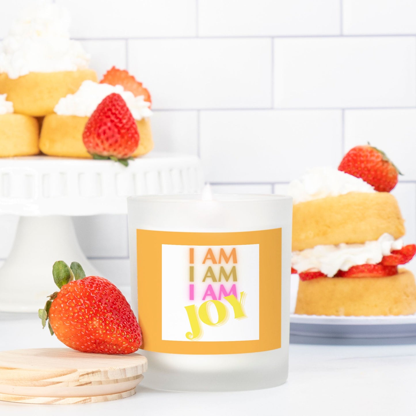 I AM JOY StormLight Affirmation Candle