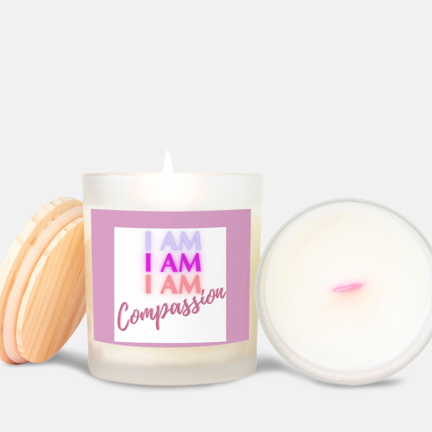 I AM COMPASSION StormLight Affirmation Candle