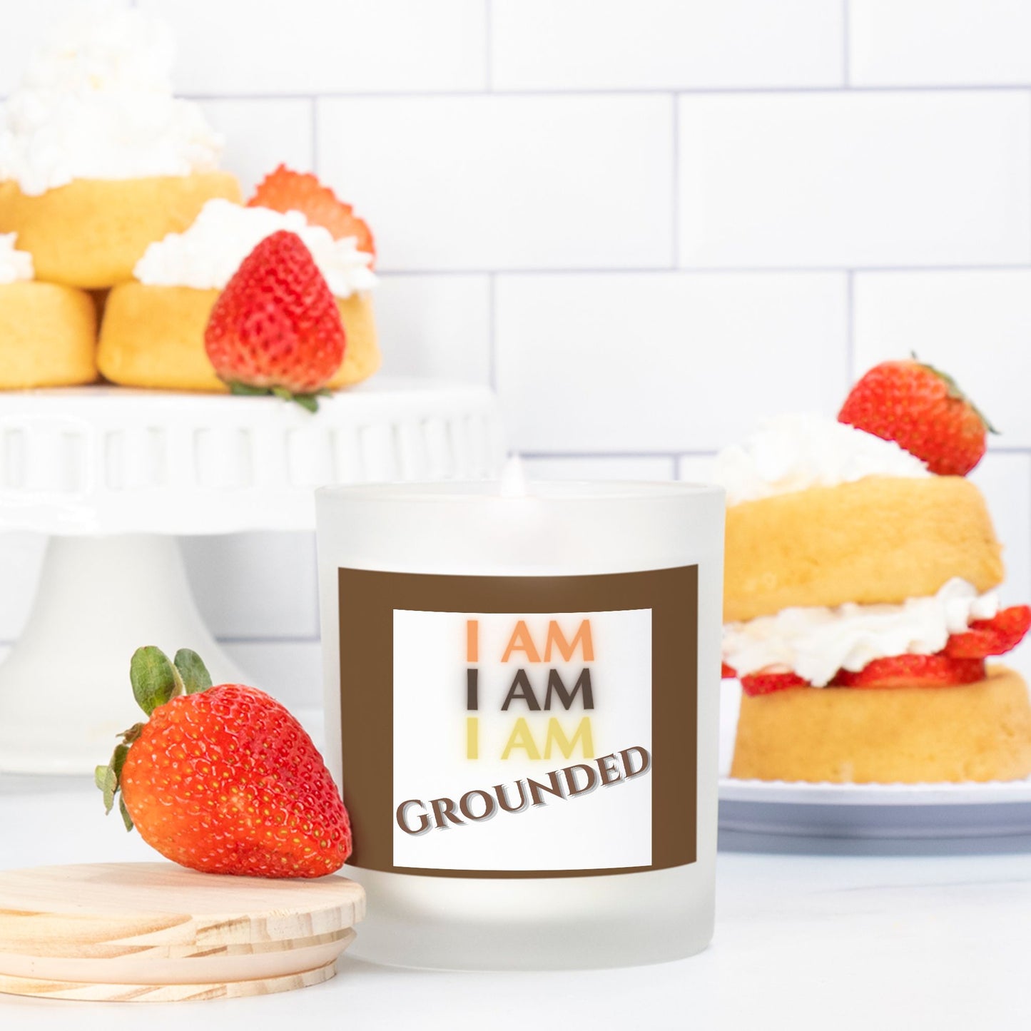 I AM GROUNDED StormLight Affirmation Candle