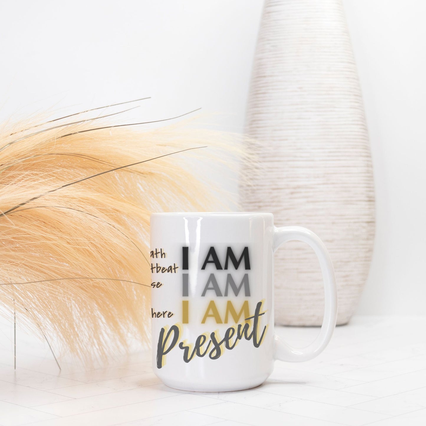 Alchemy Frequency Ceramic Vessel Mug: PRESENT