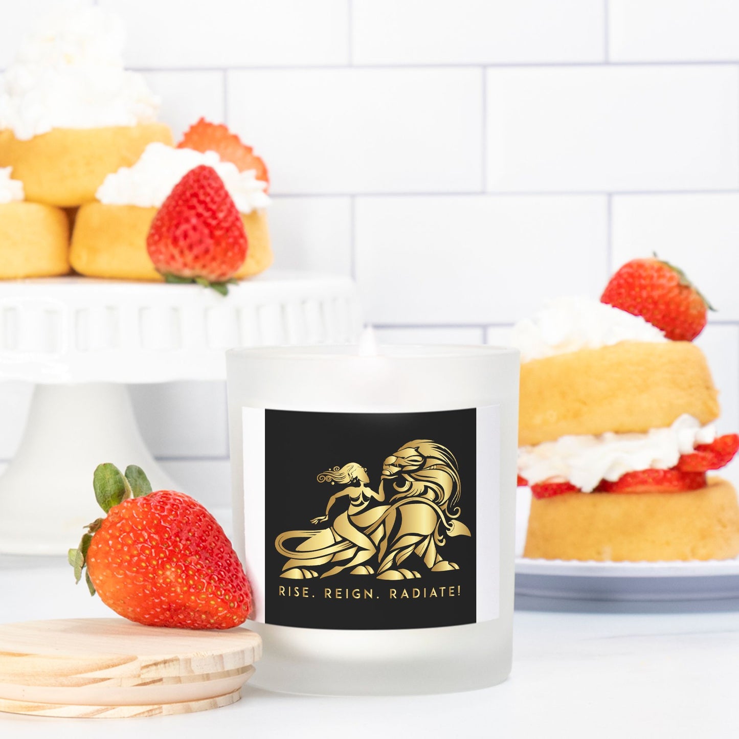 StormLight Affirmation Candle RISE, REIGN RADIATE