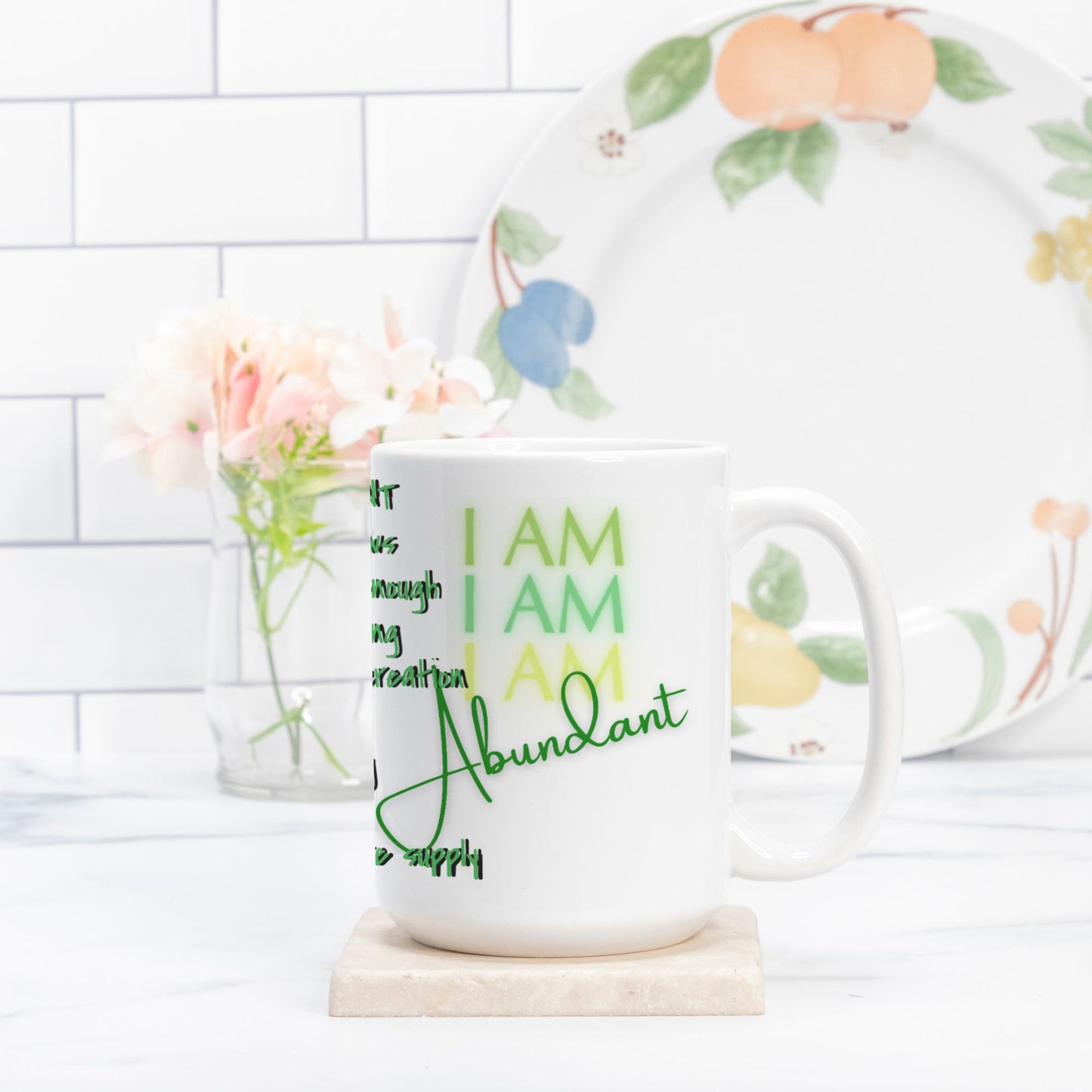 Alchemy Frequency Ceramic Vessel Mug: ABUNDANT
