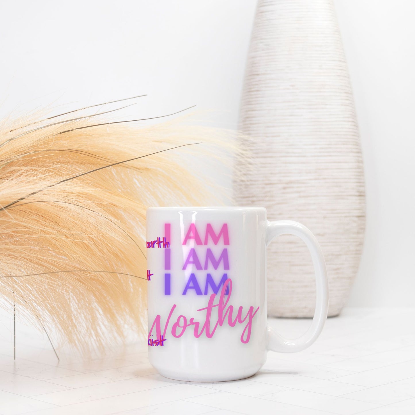 Alchemy Frequency Ceramic Vessel Mug: WORTHY