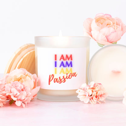 I AM PASSION StormLight Affirmation Candle