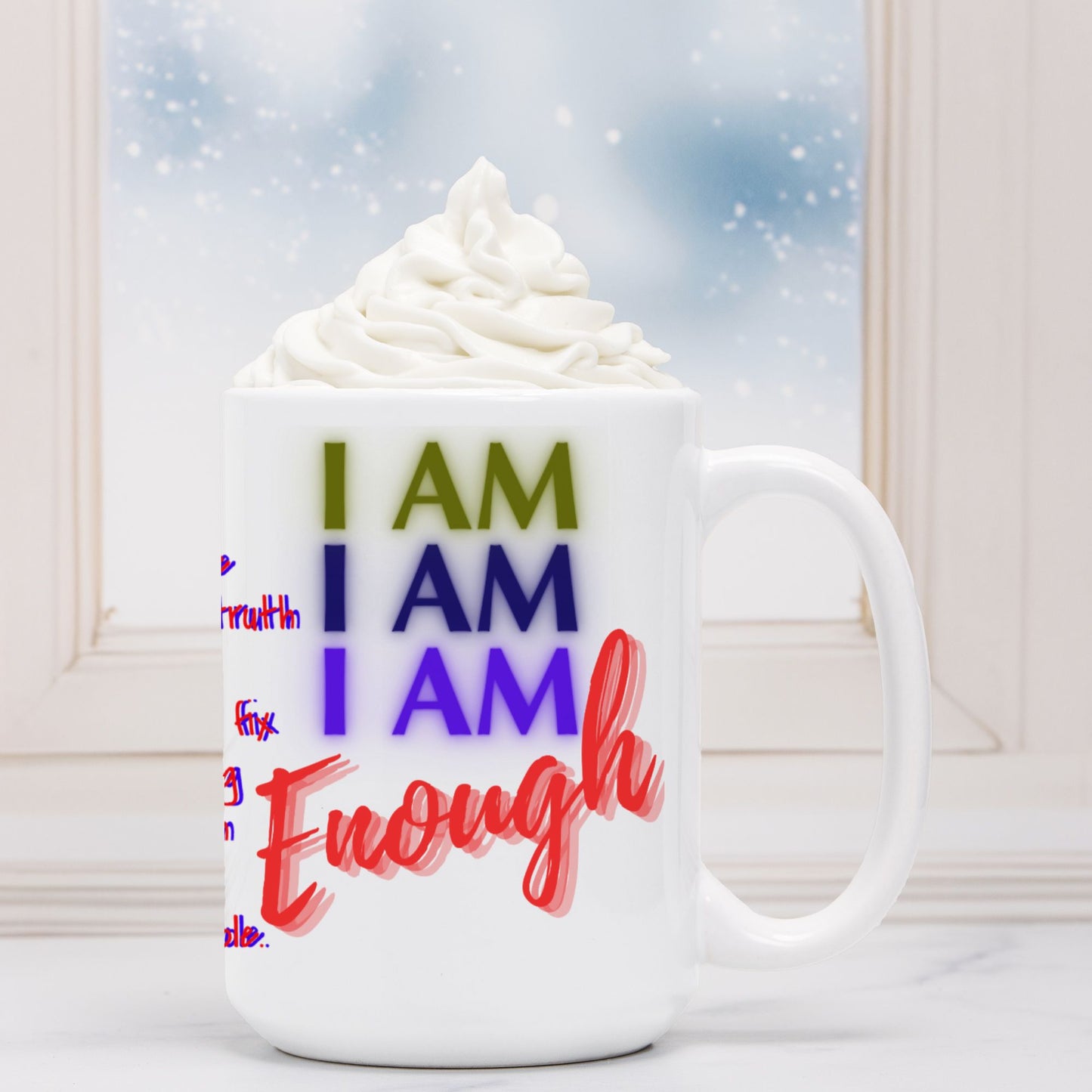 Alchemy Frequency Ceramic Vessel Mug: ENOUGH