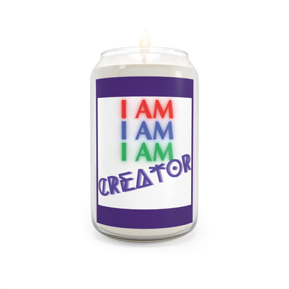 I AM CREATOR StormLight Affirmation Candle (LARGE)