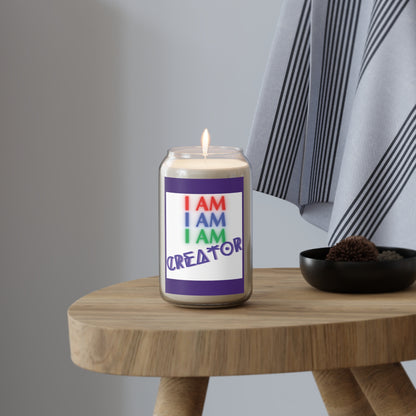 I AM CREATOR StormLight Affirmation Candle (LARGE)