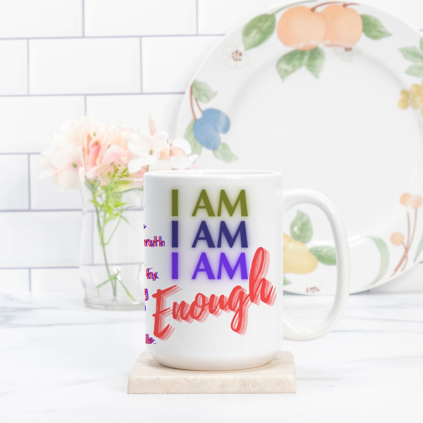 Alchemy Frequency Ceramic Vessel Mug: ENOUGH