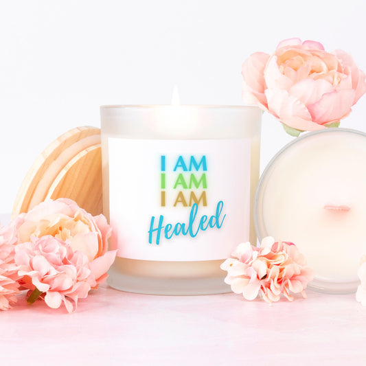 I AM HEALED StormLight Affirmation Candle