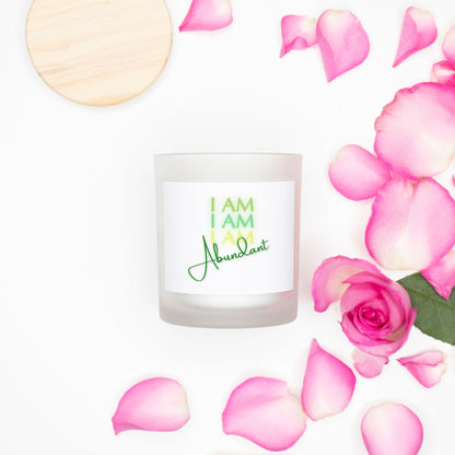 I AM ABUNDANT StormLight Affirmation Candle