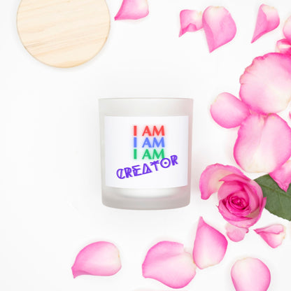 I AM CREATOR StormLight Affirmation Candle