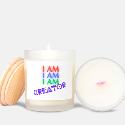 I AM CREATOR StormLight Affirmation Candle