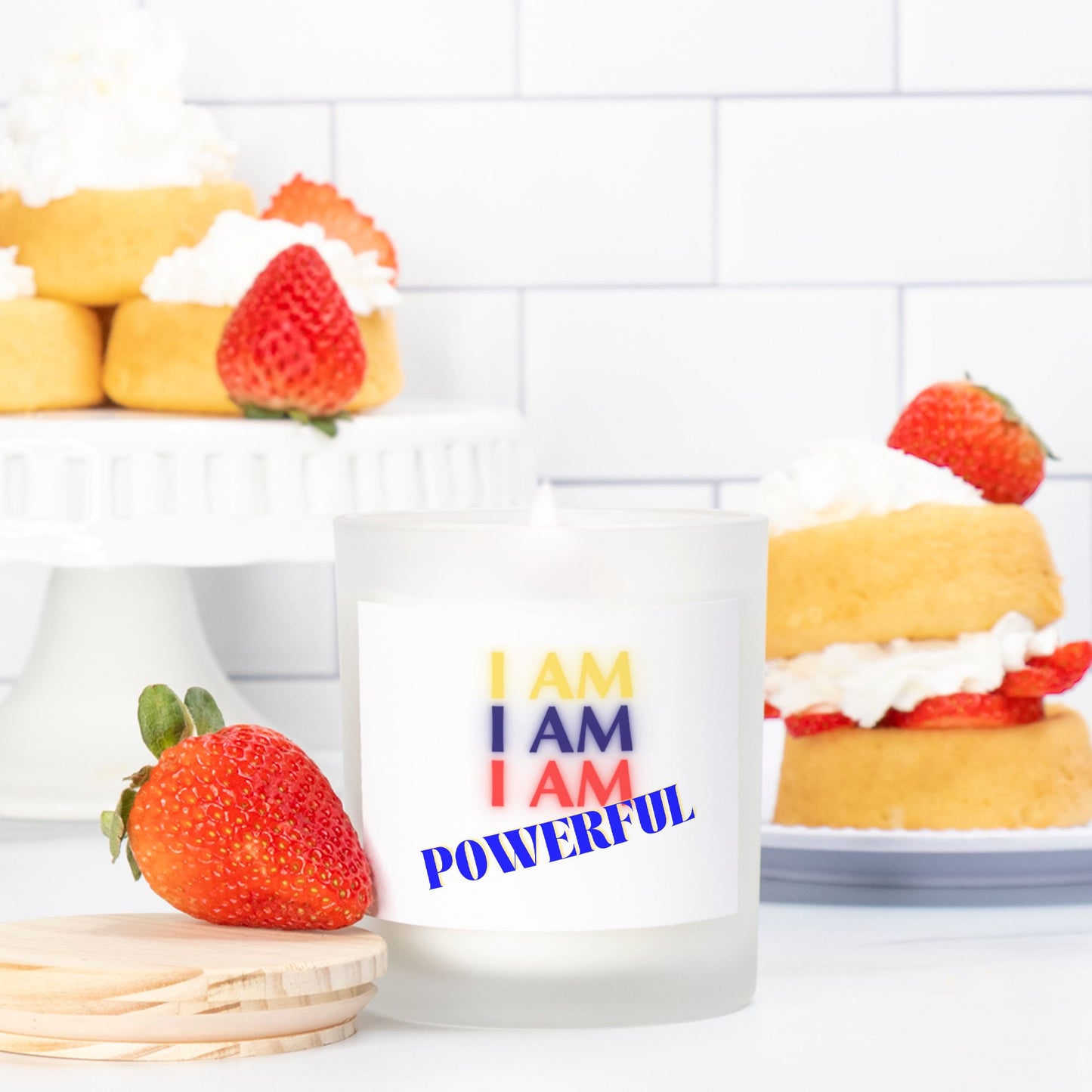 I AM POWERFUL StormLight Affirmation Candle