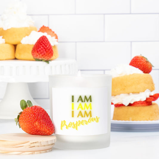 I AM PROSPEROUS StormLight Affirmation Candle