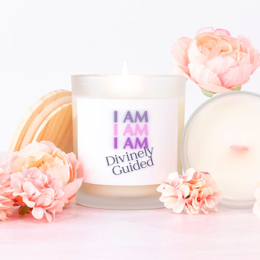 I AM DIVINELY GUIDED StormLight Affirmation Candle