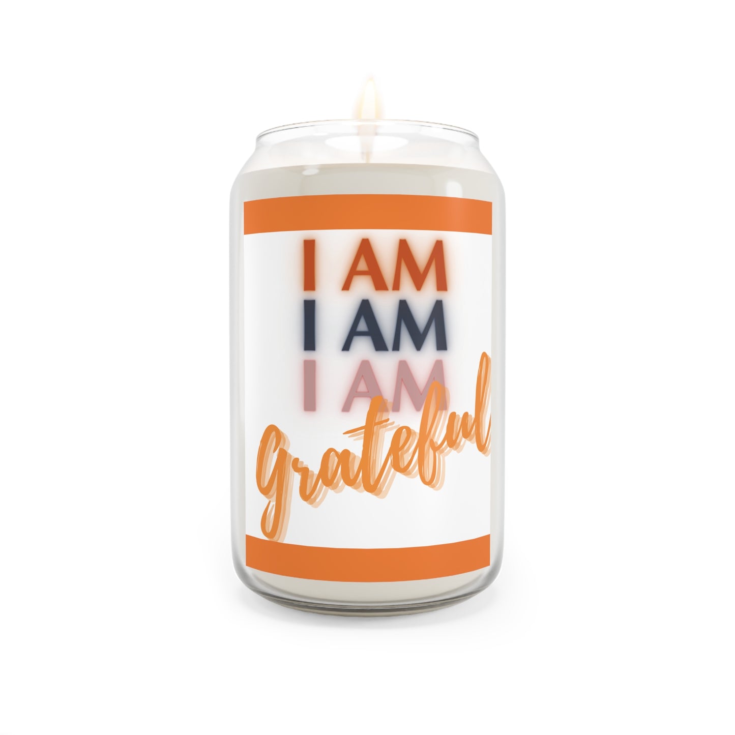 I AM GRATEFUL StormLight Affirmation Candle (LARGE)