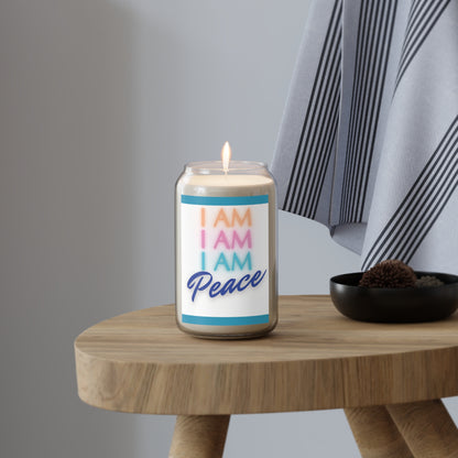 I AM PEACE StormLight Affirmation Candle (LARGE)