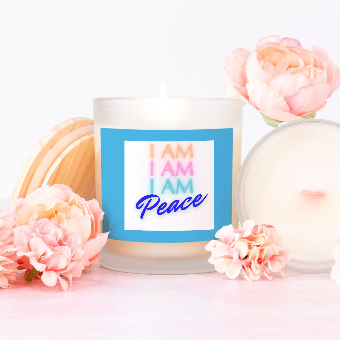 I AM PEACE StormLight Affirmation Candle