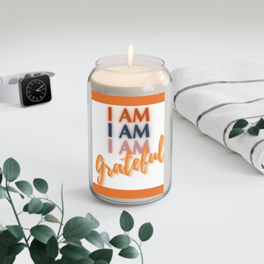 I AM GRATEFUL StormLight Affirmation Candle (LARGE)