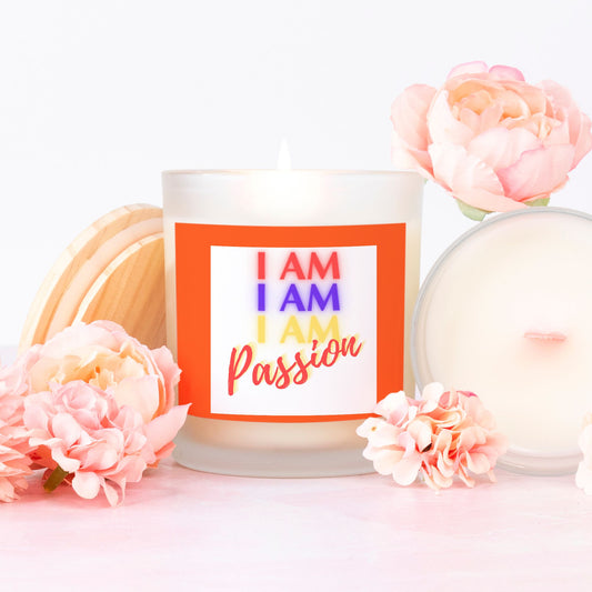 I AM PASSION StormLight Affirmation Candle