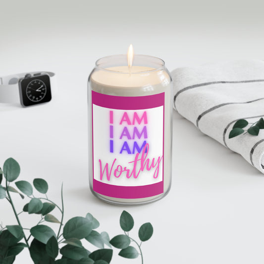 I AM WORTHY StormLight Affirmation Candle (LARGE)