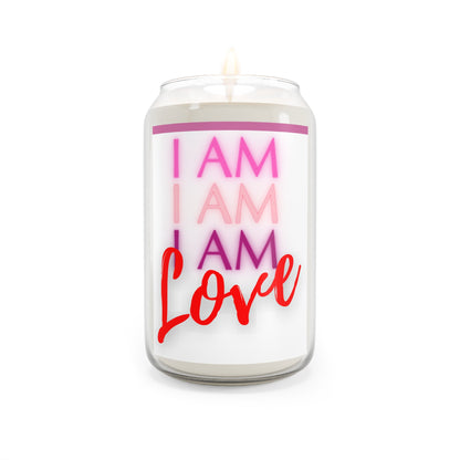 I AM LOVE StormLight Affirmation Candle (LARGE)