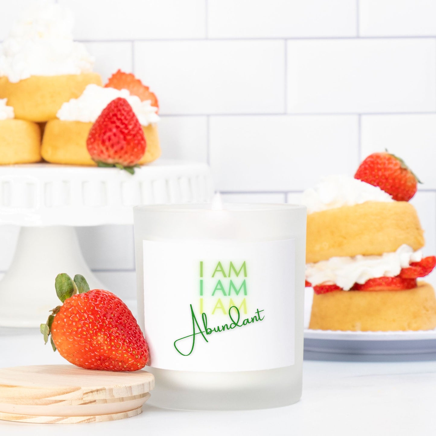 I AM ABUNDANT StormLight Affirmation Candle