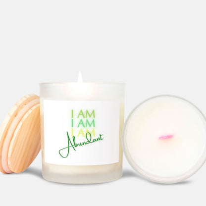 I AM ABUNDANT StormLight Affirmation Candle