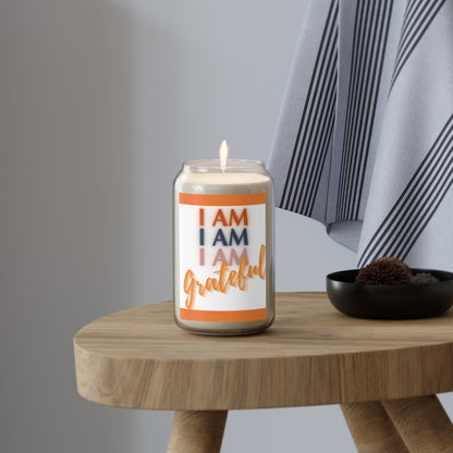 I AM GRATEFUL StormLight Affirmation Candle (LARGE)