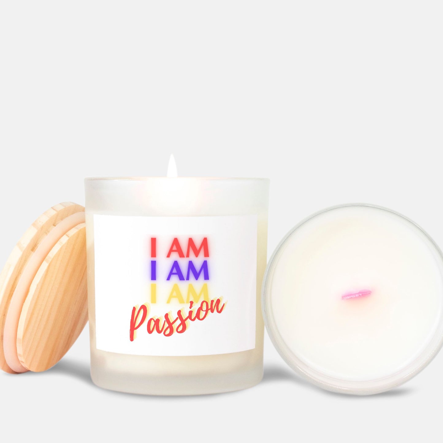 I AM PASSION StormLight Affirmation Candle