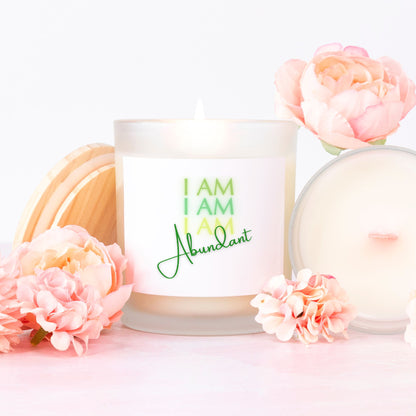 I AM ABUNDANT StormLight Affirmation Candle