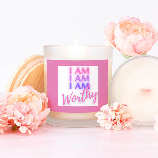 I AM WORTHY StormLight Affirmation Candle